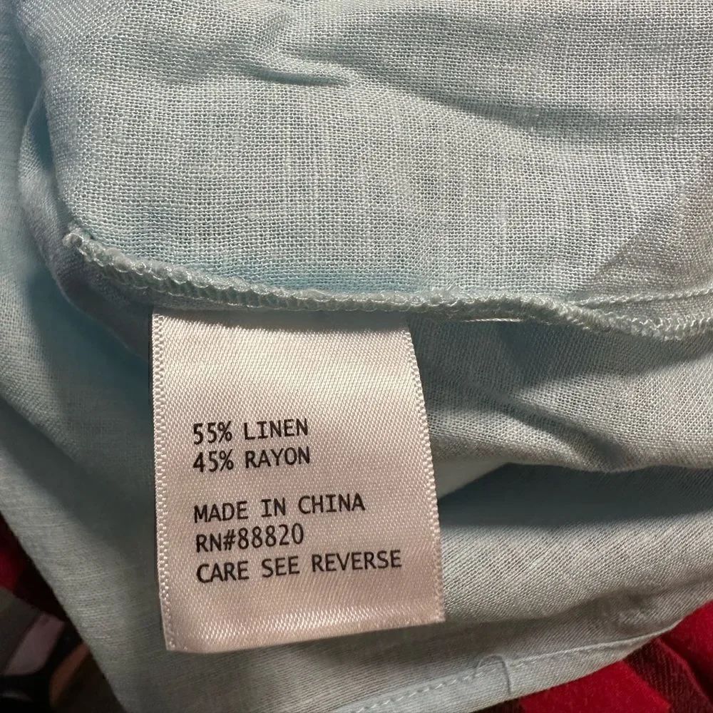 Mercer & Madison linen blend blouse top size 2X - Picture 4 of 4